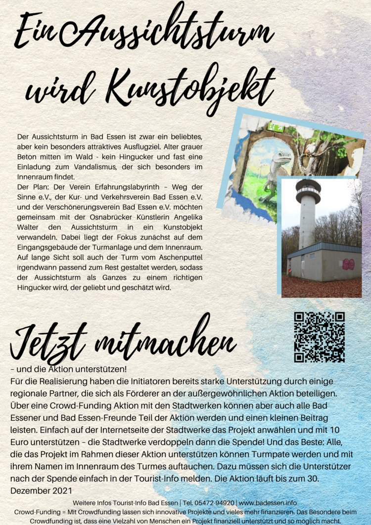 Aussichtsturm Plakat